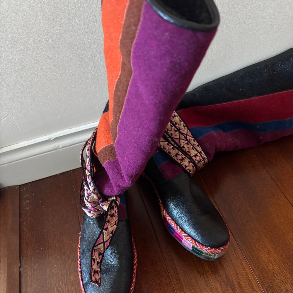 Etro Multicolor Boots - Picture 2 of 10
